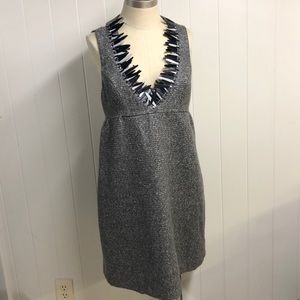 Anna Sui for Target Grey Metallic Shift Dress ❤️